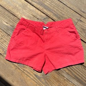 Columbia orange shorts 8